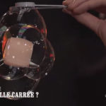 Sylvain relève le défi de réaliser une bulle de savon carrée à la télévision!