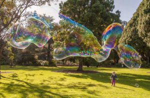 bulles géantes à Melbourne